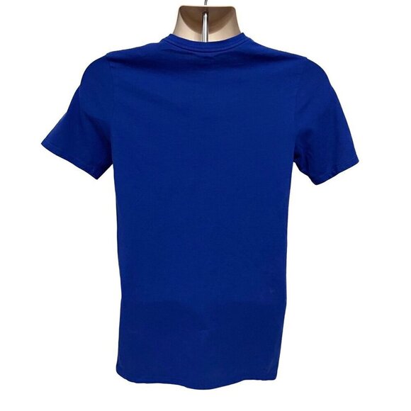 The Nike Tee Dri-Fit Chicago Cubs Baseball Blue Graphic T-Shirt Small Stretch - Picture 3 of 6